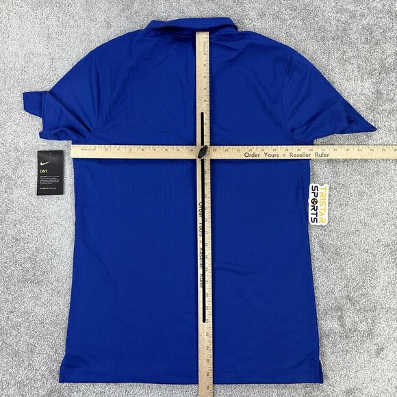 Atlanta Braves Polo Shirt Mens Small Baseball Cooperstown Collection Nike DriFit - Picture 10 of 12